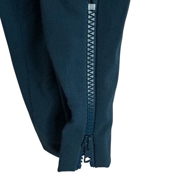 HELMUT LANG DARK TEAL PEGGED LEG ZIP ANKLE PANTS SIZE 4 - Picture 8 of 15